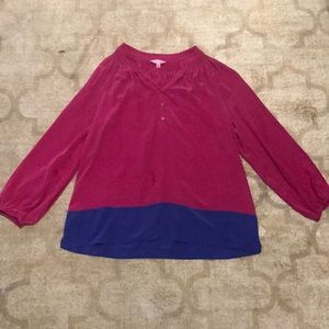 Lilly Pulitzer colorblock elsa top